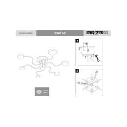 Люстра Петрасвет S2401-7, 7хGX53 
