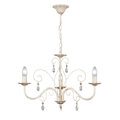 Люстра с хрусталем подвесная 3 лампы S1010-3