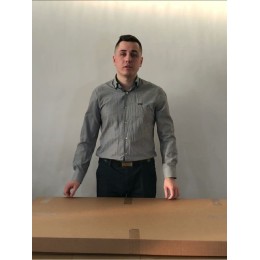 Козырёк над дверью Петрасвет S4001 Белый поликарбонат янтарный