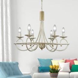 Люстра Петрасвет S3013-6, 6хЕ14 макс, 60Вт